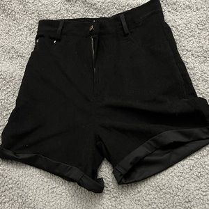 High Waist Corduroy Shorts
